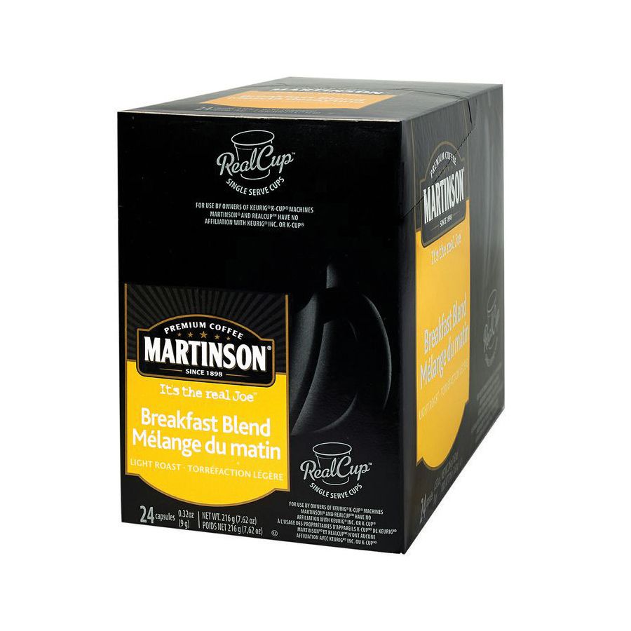 Martinson&reg; Breakfast Blend Coffee Capsules, 7.62 Oz., Box Of 24